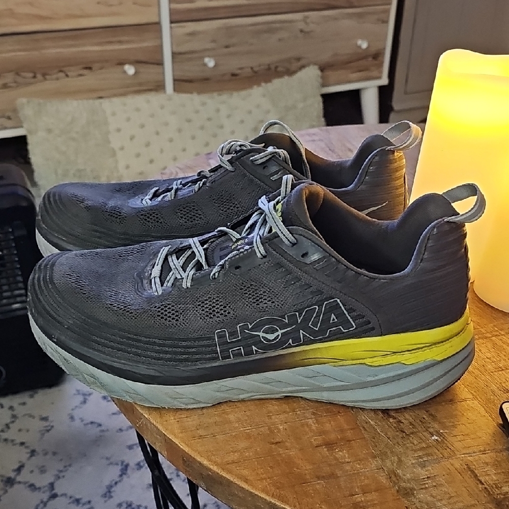 Hoka One Men's Charcoal Shoes